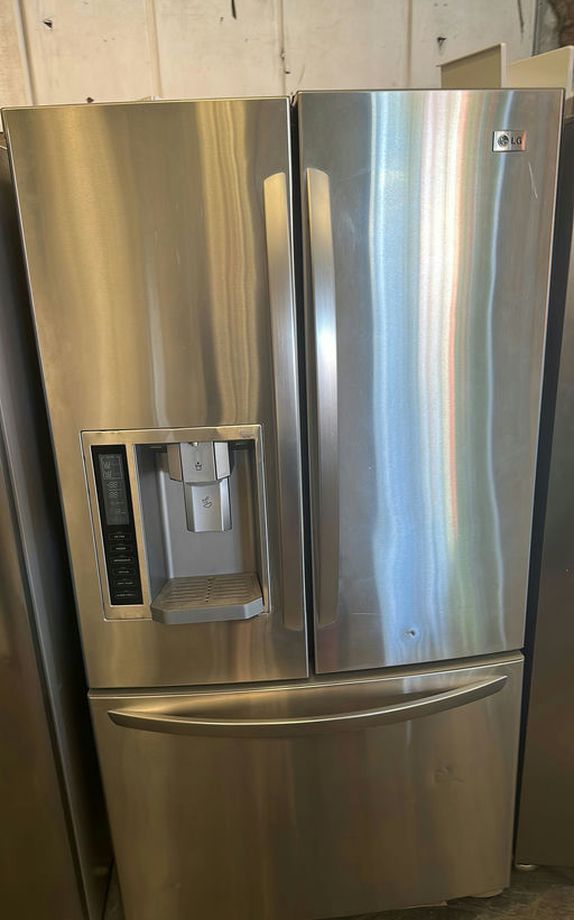 Stainless LG 3-Door Fridge with Water Dispenser