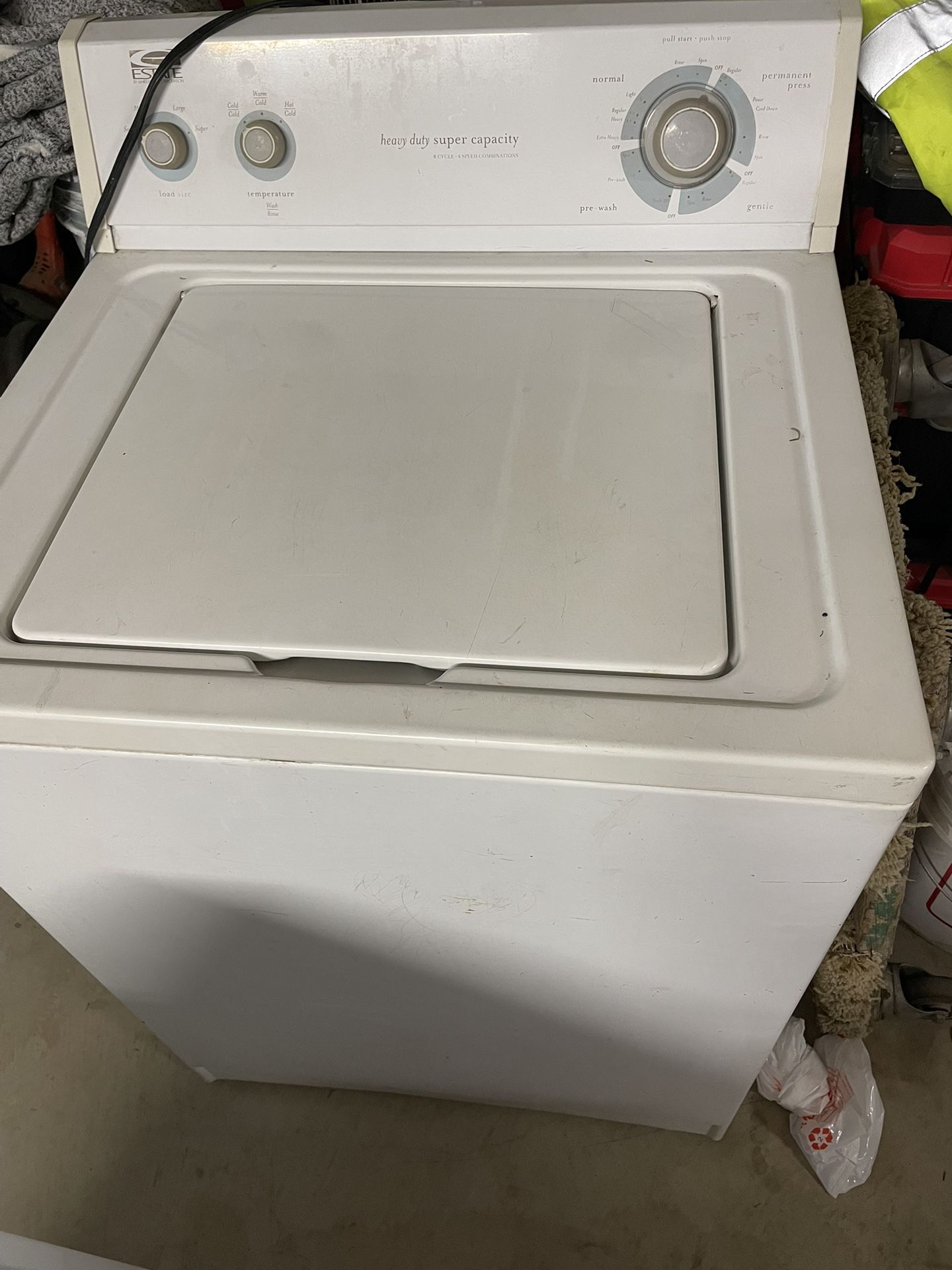 washer and dryer