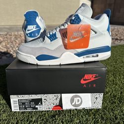 Nike Air Jordan 4 Retro Military Blue (2024) NEW/RECEIPT SIZE: 11 $220 FIRM ONLY!