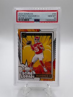 2024 Donruss - Patrick Mahomes II #33 Bomb Squad 💥PSA 10💥 (C)