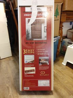 12" Create It Decor Cornice Kit No Sew Decorating Up To 48"