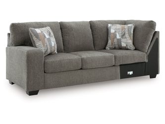 Clarington Greystone LAF Sofa w/Corner Wedge