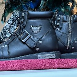 HARLEY DAVIDSON / MEN’ BRAKE BUCKLE BOOT : SIZE 8 1/2 