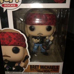Brett Michaels Funko Pop Doll New In Box Never Opened !!!