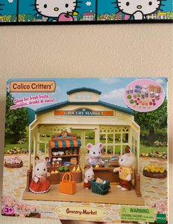 Calico Critters grocery market
