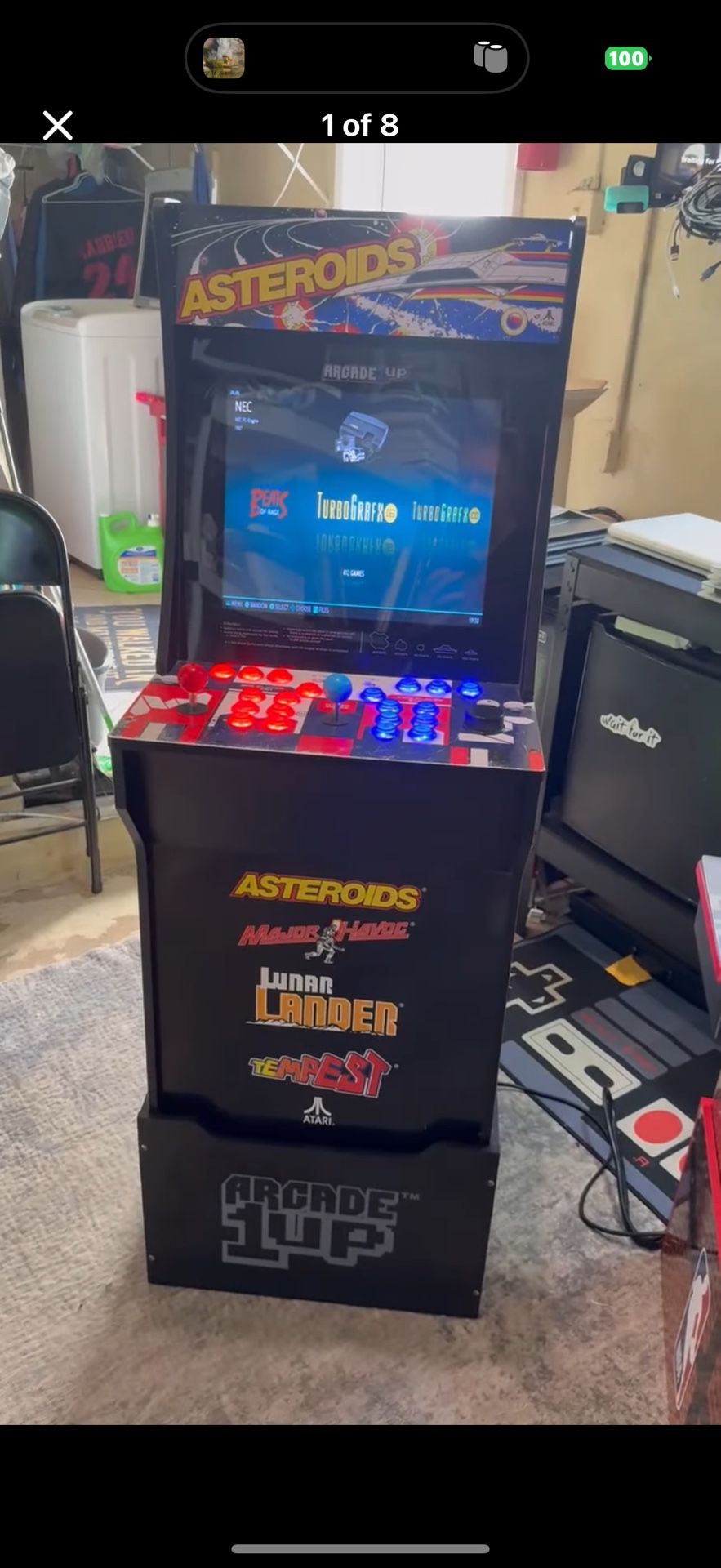 1up arcade modified game system with 117,000 games installed.