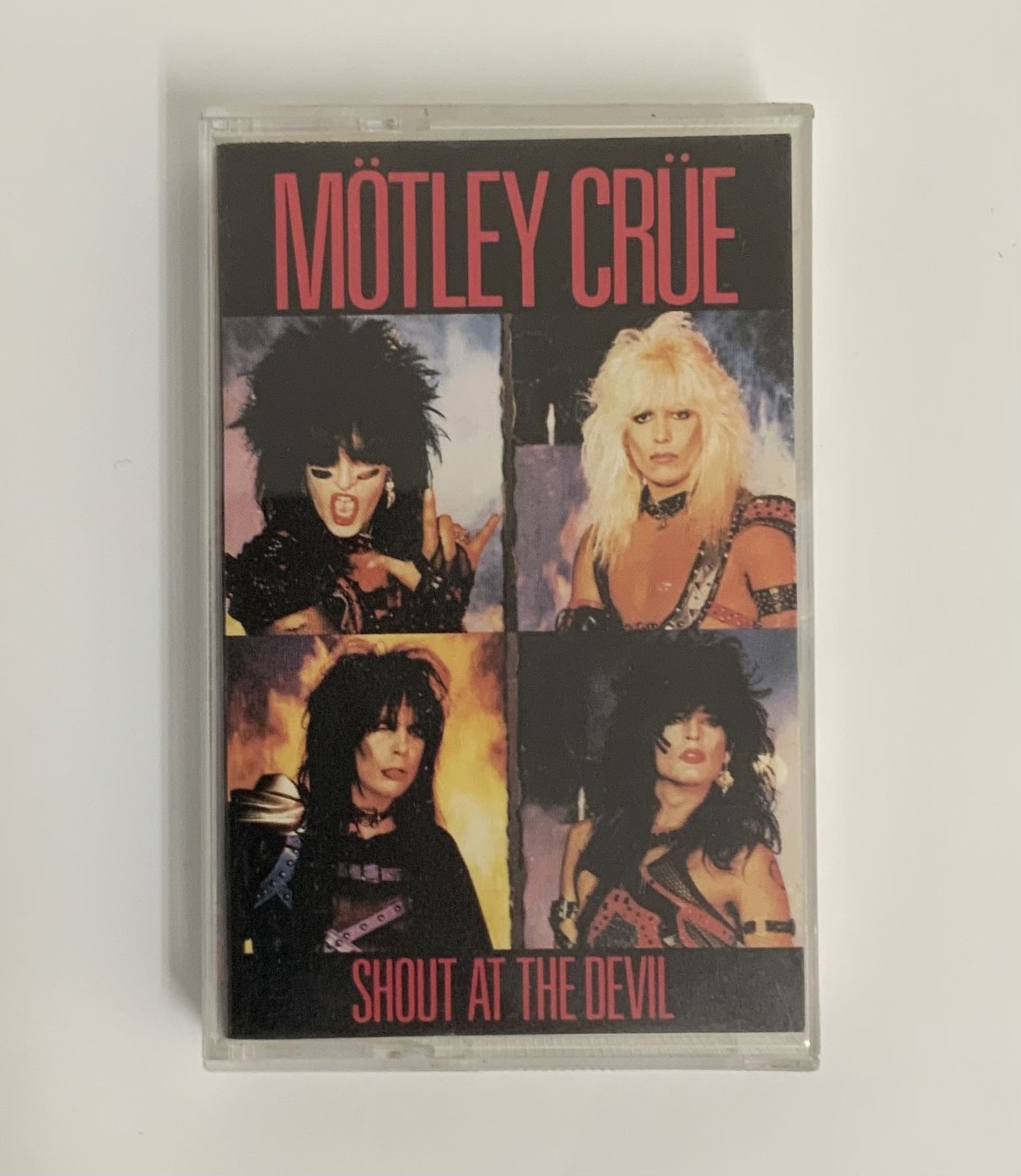 Motley Crue Shout At The Devil Cassette Tape Elektra 1983 Looks That Kill