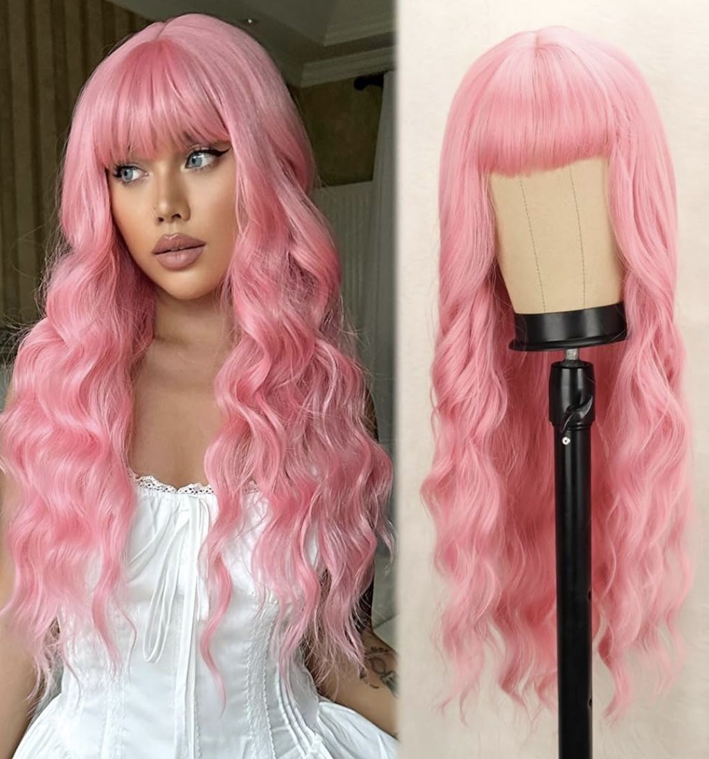 “Cotton Candy Brandy” 26” Full Wig