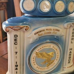 Jim Bean Whiskey Decanter 1941..(empty) Antique.