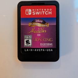 Aladdin and lion king Nintendo switch Game