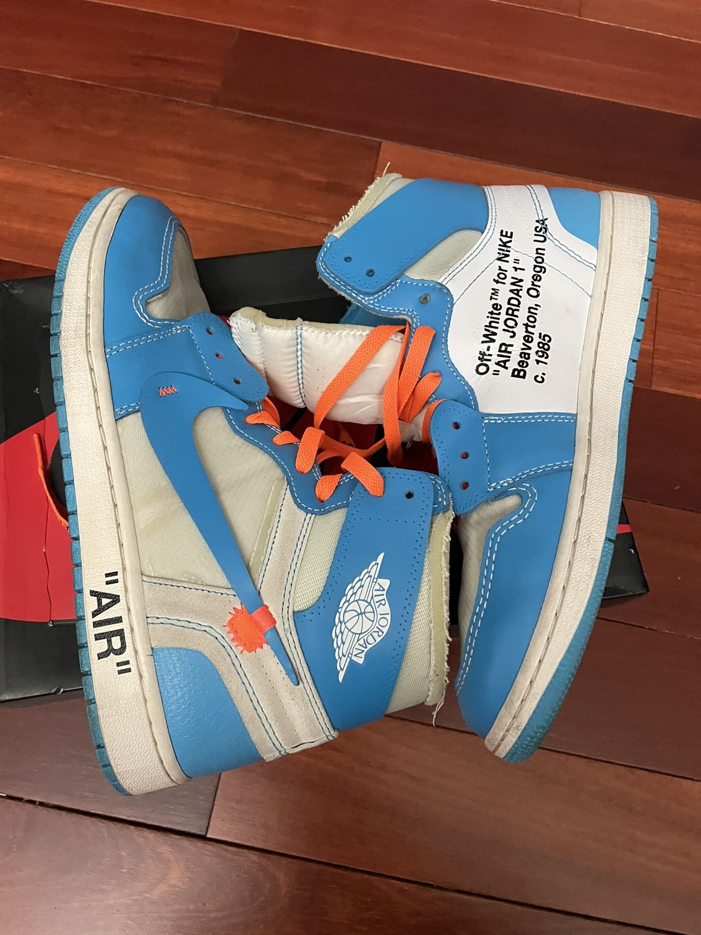 Off White Jordan 1 UNC (UA) for Sale in Los Angeles, CA - OfferUp