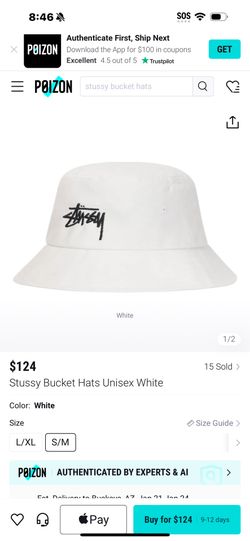 Stussy Bucket Hat Never Worn 