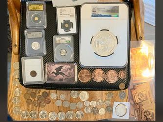 Vintage Coin Collection Lot – Morgan Dollar, Indian Head, Buffalo Nickels, Goldbacks