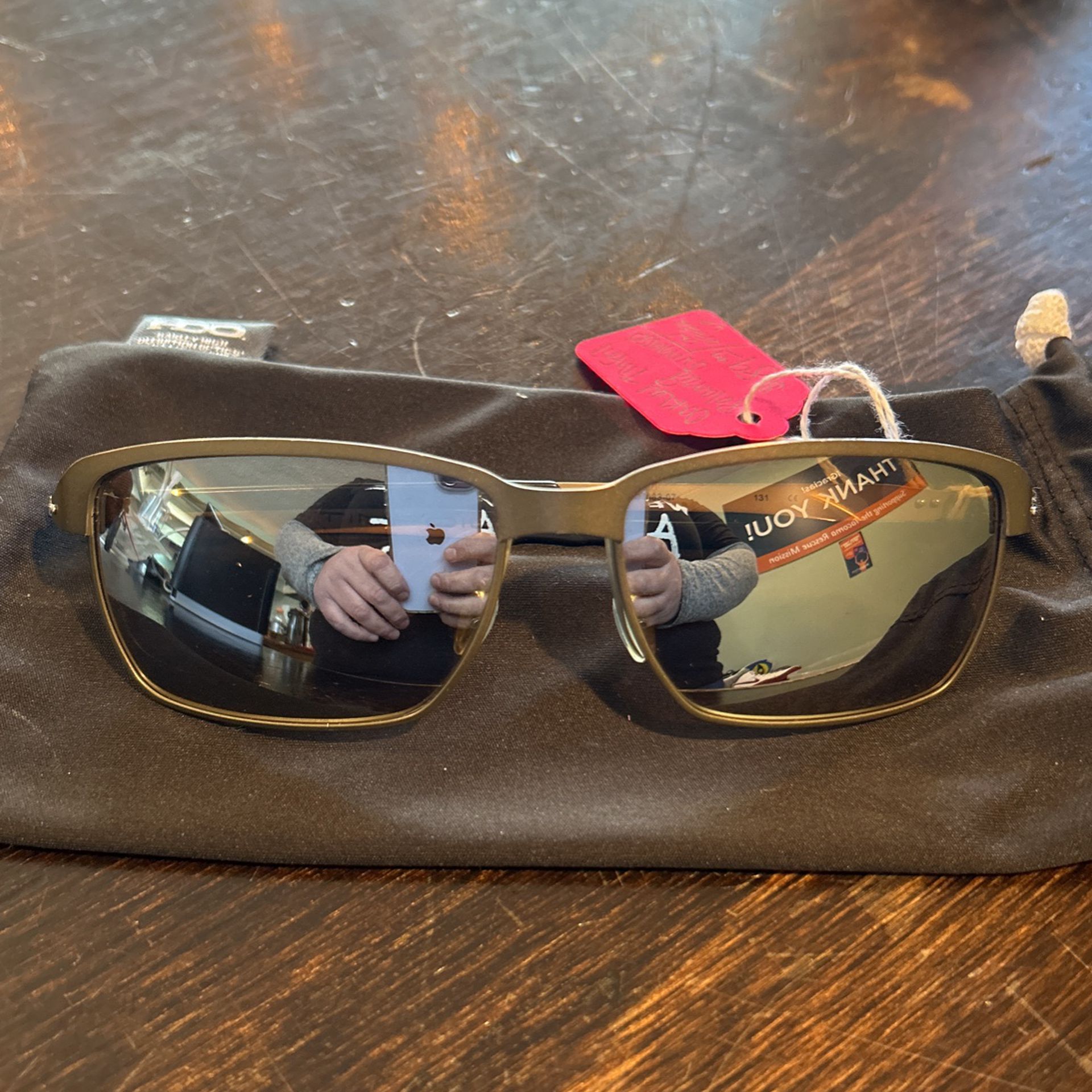 Oakley Tinfoil Polarized Sunglasses W/ Bag