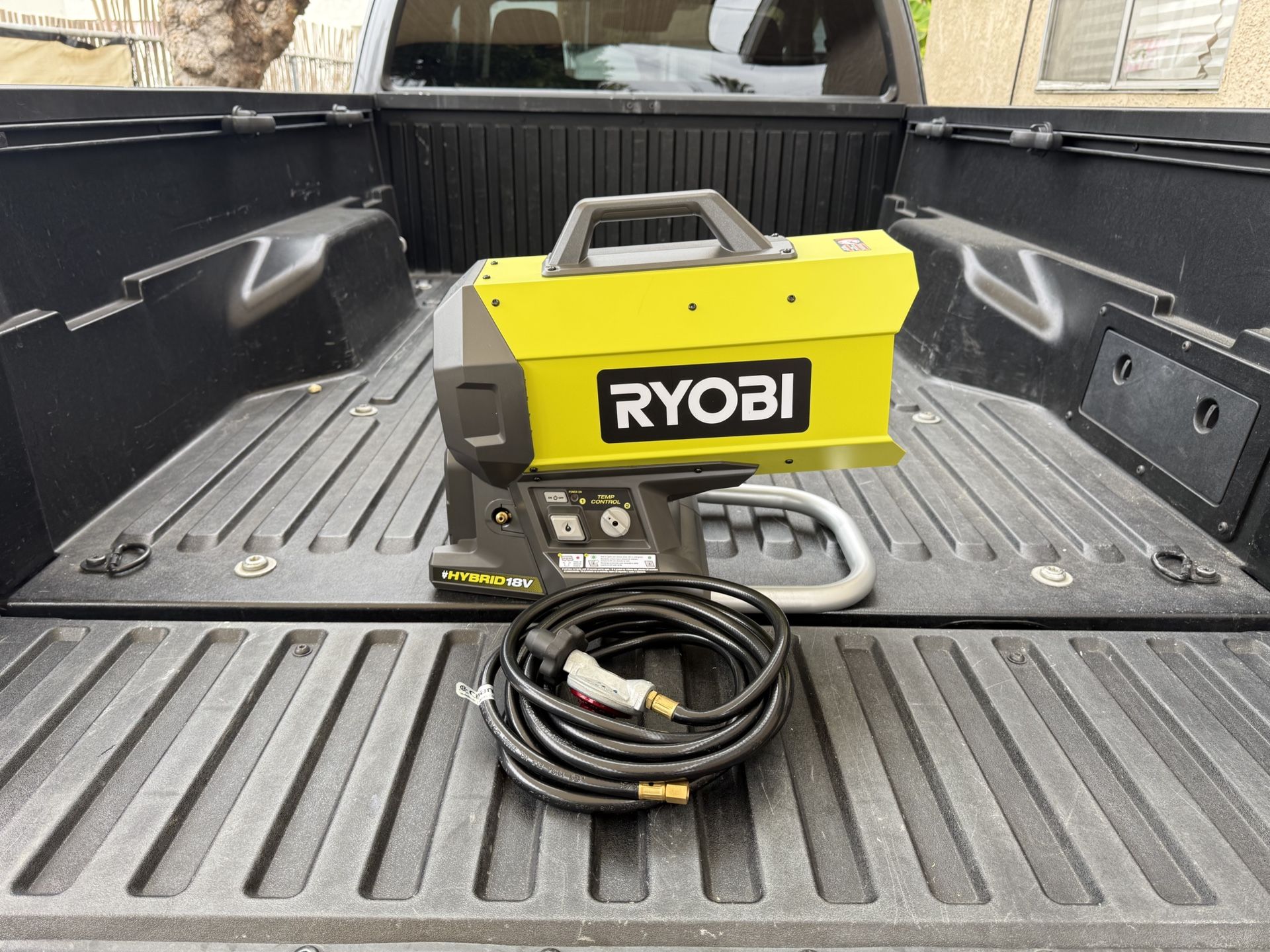 RYOBI ONE+ 18V Cordless Hybrid Forced Air Propane Heater (Tool Only)