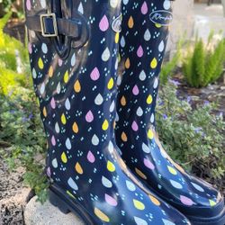 Fashion Patterns Rain Boots For Women