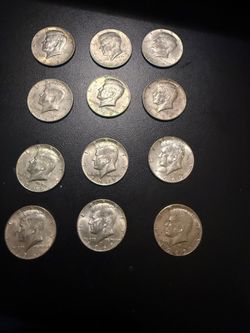 SILVER 1/2 Dollars 65-70