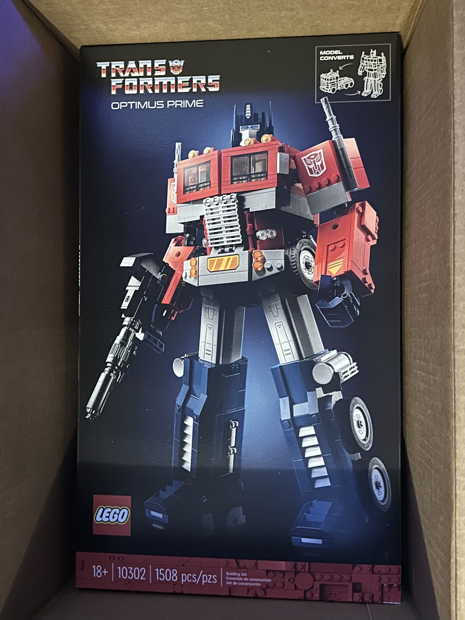Optimus Prime Lego Transformers Lego #10302