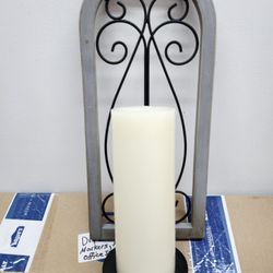 Wooden & Metal Sconce