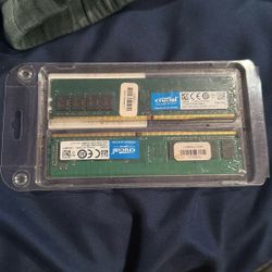 2 sticks RAM 4GB DDR4-2400 UDIMM