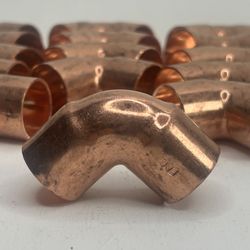 3/4" 90 Degrees Elbow C x C (Lot of 15) - Copper Pipe Fittings
