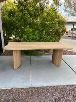 Solid oak MCM dining chair ( can deliver for $10 )