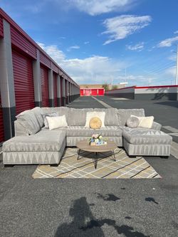 Gray Sectional Couch