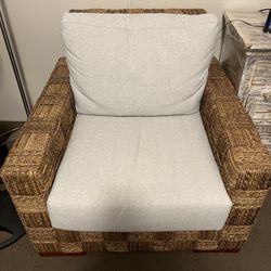 Coastal Woven Accent Chair