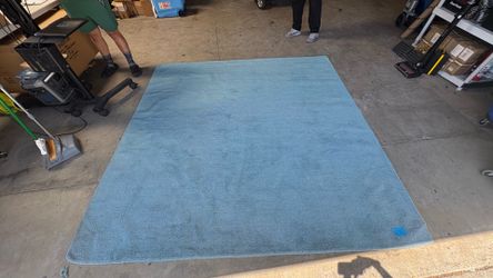 BLUE AREA RUG