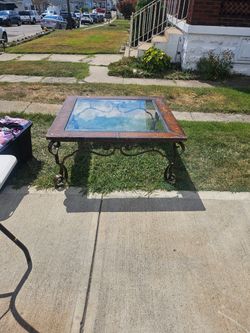 Glass Top Coffee Table