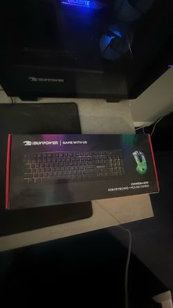 NEW iBUYPOWER Chimera KM7 RGB Gaming Keyboard & Mouse Combo
