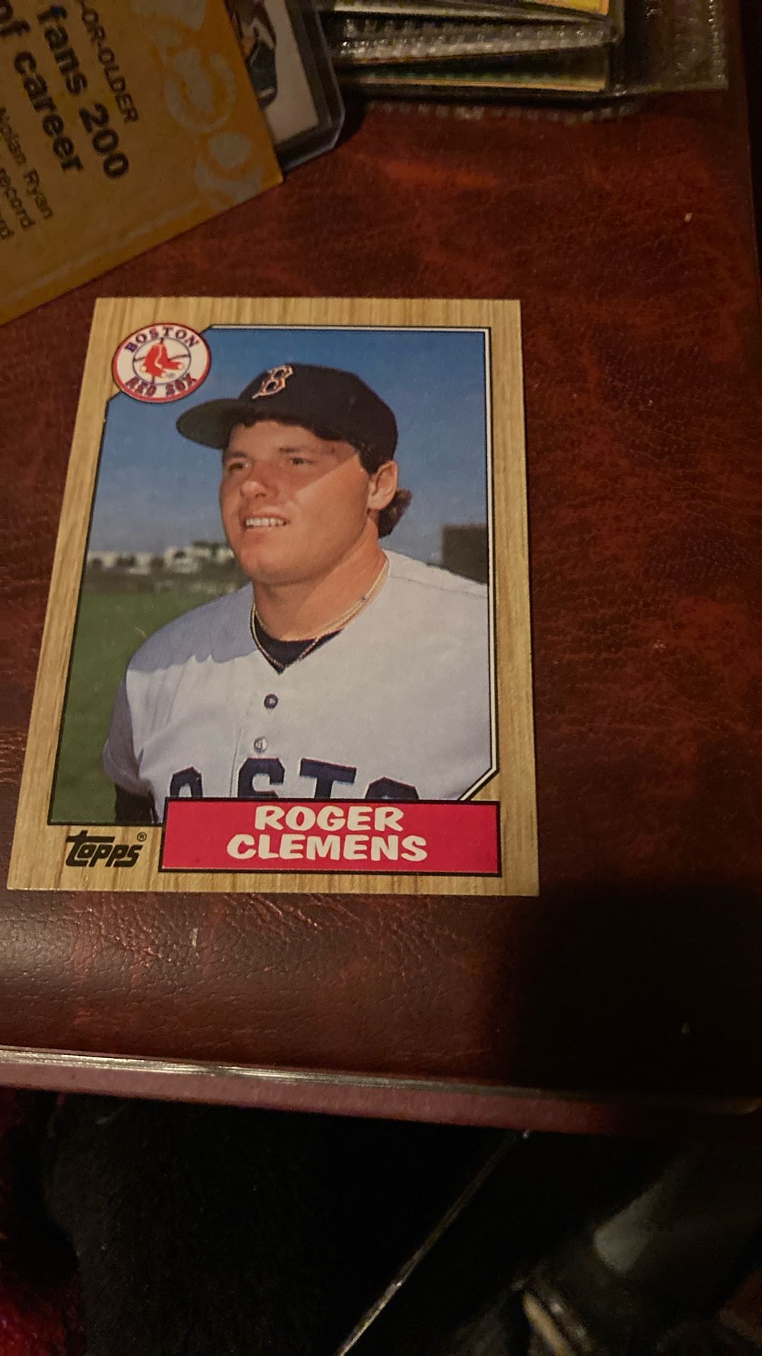 Roger Clemens Error Card Or Best Offers