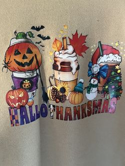 Hallow Thanks Mas Sweatshirt Medium 8-10 Unisex