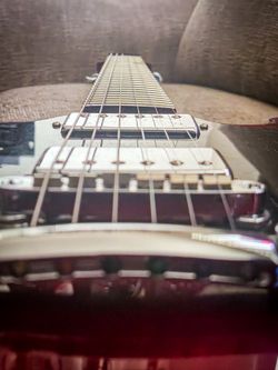 DIFFERENT Limited edition Epiphone custom shop SG mahogany red by Gibson electric guitar 6 string gig bag