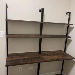 Ladder Wall Bookshelf - Two 