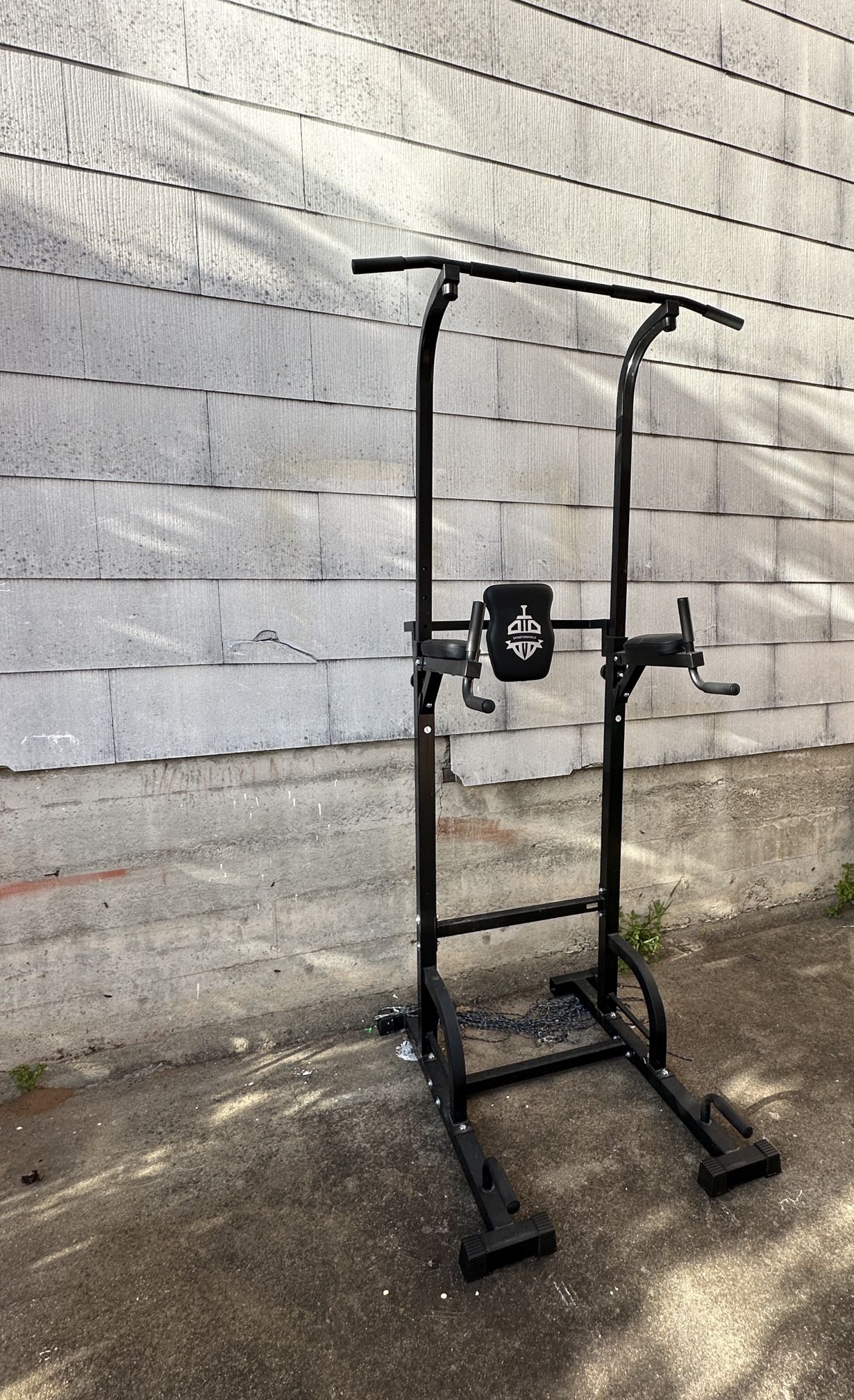 Sportsroyals Power Tower Dip Station Pull Up Bar.