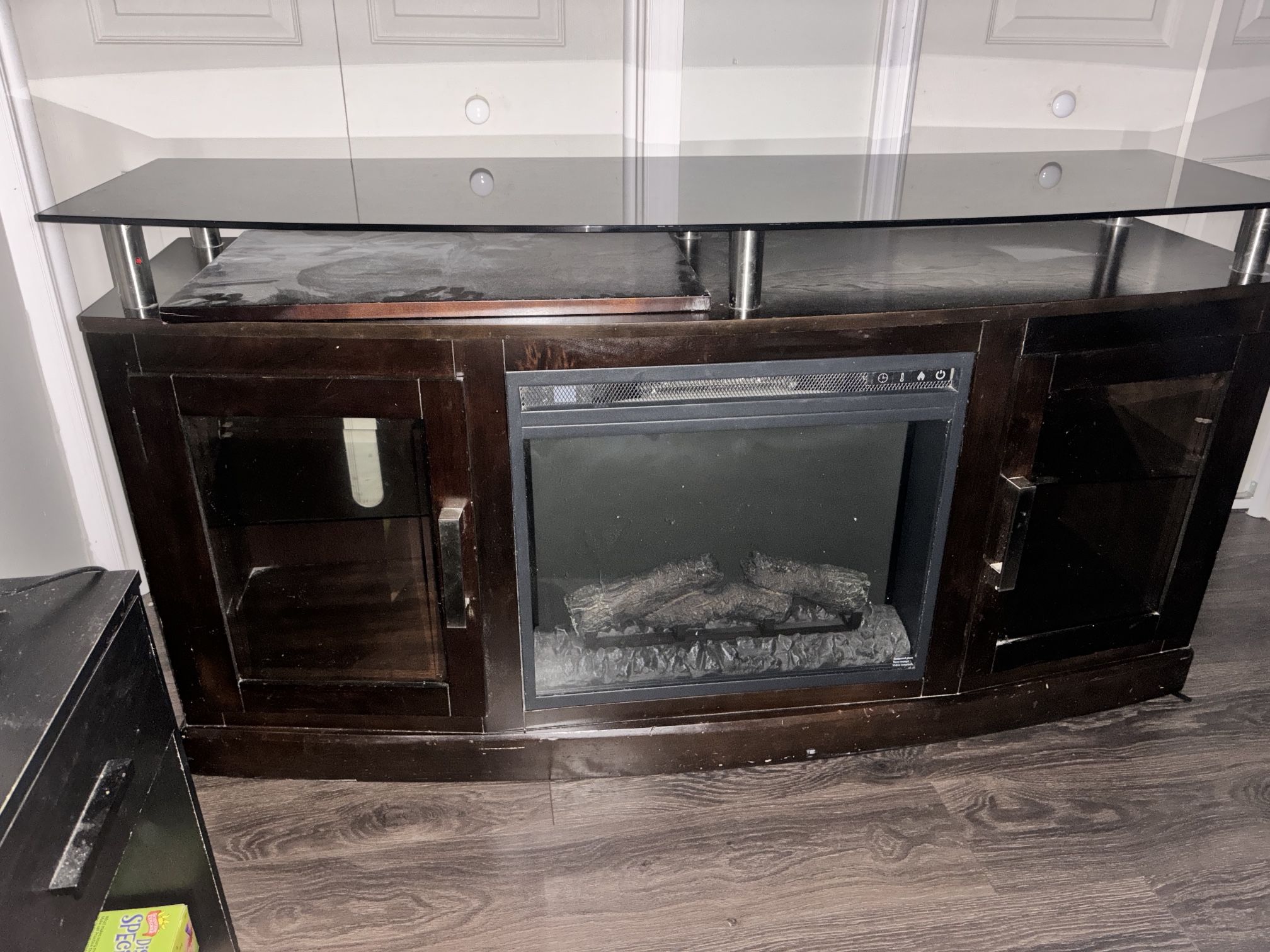 Tv Stand With Fireplace