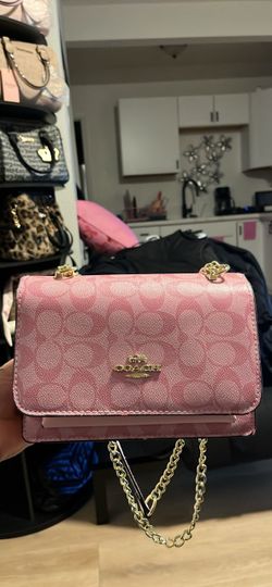 Pink coach bag