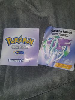 Nintendo Gameboy Pokemon Crystal Original Manuel Hand Guide Booklet