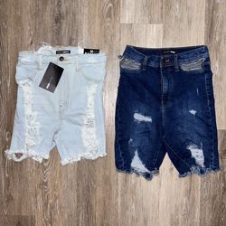 Bundle of Two Fasion Nova Bermuda Shorts - Size M