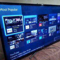 ⛔️SMART  TV  SAMSUNG   65"  LED  WITH  SCREEN   MIRRORING✴️ ( NEGOTIABLE  )✴️