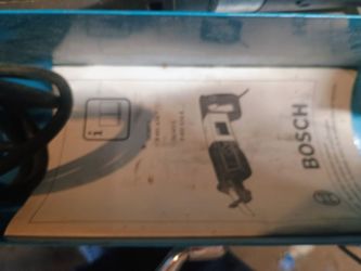 Bosch reciprocating saw