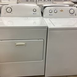 Amana Top Load Washer And Electric Dryer Set 