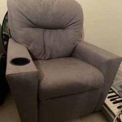 Gray Childrens Lounge Chair