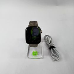 Unlocked Apple Watch Series 11 46MM Gold Titanium Gold Milanese Loop MFD84LW/A