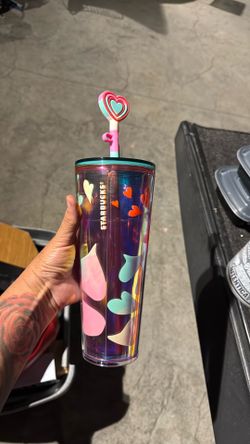 New VALENTINES STARBUCKS TUMBLER $15