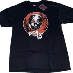 Friday The 13th Jason Mask T Shirt Men’s Large New