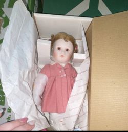 Georgetown Collection Porcelain Doll Tansie by Patricia Coffer 14in Blonde Blue
