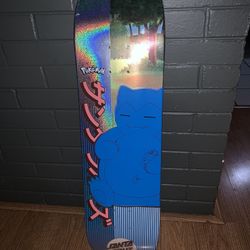 Pokemon Santa Cruz Skateboard Deck Snorlax Holo Foil