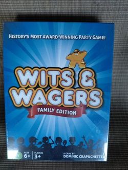 Wits And Wager Family Edition Game NEW